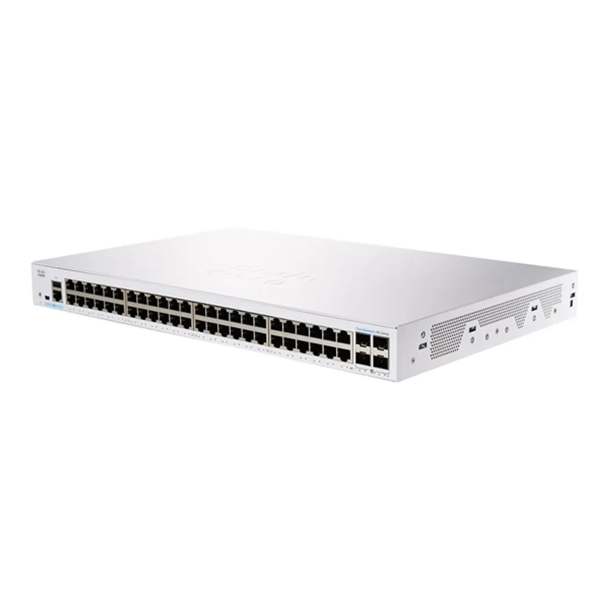Cisco CBS250-48T-4X-EU CBS250-48T-4X 48x Gigabit Ethernet, 4x SFP uplink, L2 L3, QoS, ACL 512, MAC-tábla 8000, VLAN 255 #1
