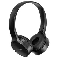 Panasonic RB-HF420BE-K RB-HF420BE Bluetooth fejhallgató fekete 50 óra üzemidő 10 m 30 mm beépített mikrofon gyorstöltés 15 perc USB micro