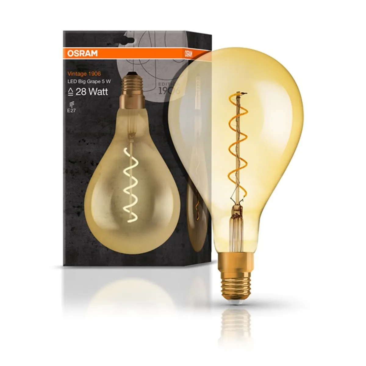 LEDVANCE 4058075091993 Vintage LED körte E27 5W 300 lm 2000K Filament Meleg fehér #3