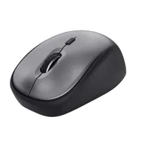 TRUST 24549 Yvi Silent Wireless Mouse 800-1600 DPI RF 2,4 GHz USB vevőegység PCR 83 százalékban újrahasznosított kompakt jobbkezes 4 gomb AA elem 12 hónap