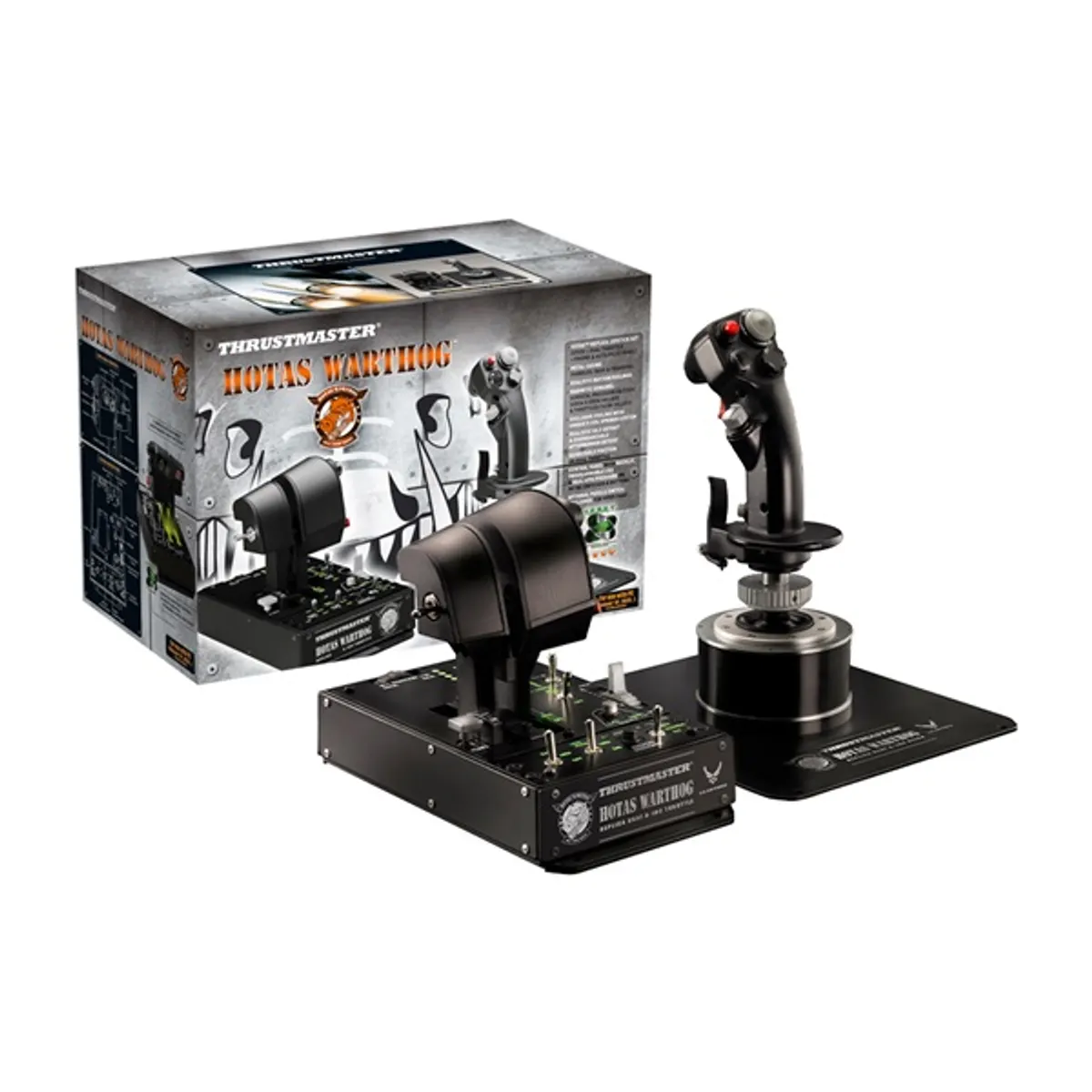 Thrustmaster 2960720 Hotas Warthog 39 gomb vezetékes PC fekete ezüst #7