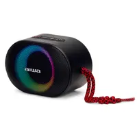 Aiwa BST-330RD BST-330 hordozható Bluetooth hangszóró 10 W IPX6 50 mm 1500 mAh USB-C AUX mikrofon LED 10 óra #2