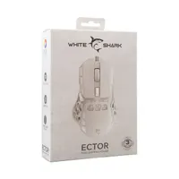 White Shark WS GM-5016W ECTOR Fehér 7 gomb USB optikai PMW3327 12400 dpi RGB 1,8 m #7