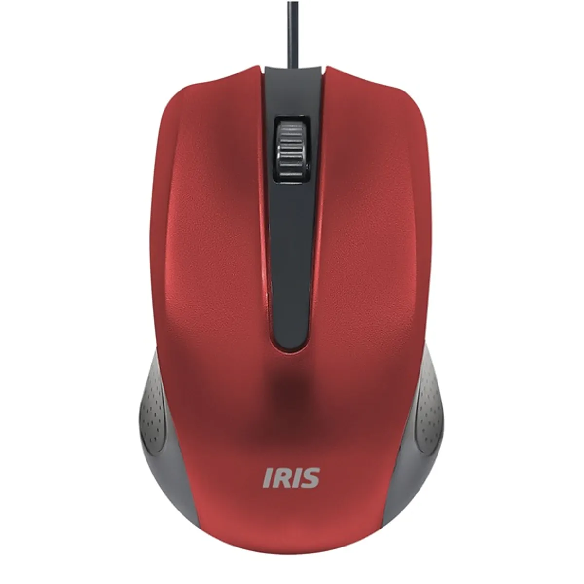 IRIS IOM861-R Vezetékes egér USB 1000 DPI 1,3 m piros ABS műanyag 105x65x40 mm #1
