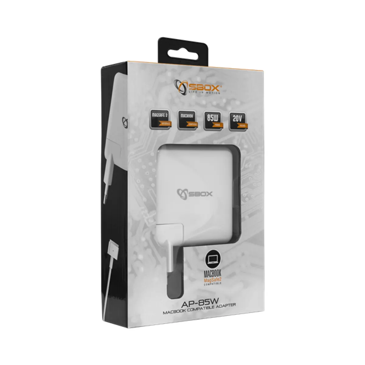 SBOX AP-85W Megasafe2 töltő 85W fehér #3