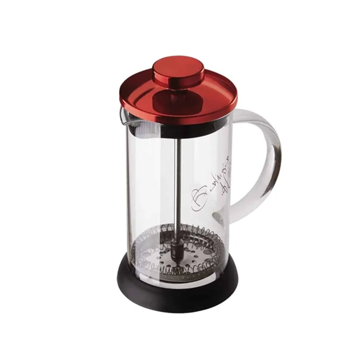 Berlinger Haus BH/1496 dugattyús kávé- és teafőző 350 ml burgundi #1
