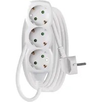 Emos P0323R elosztó 3m 3x SCHUKO 250V~16A max 3680W fehér H05VV-F3G 1,5 mm2