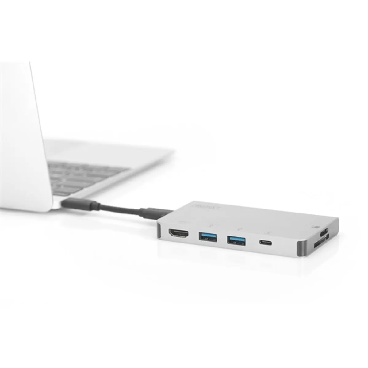 DIGITUS DA-70867 USB-C 6 portos utazó dokkoló HDMI 1x USB-C 2x USB-A Micro SD SD #4