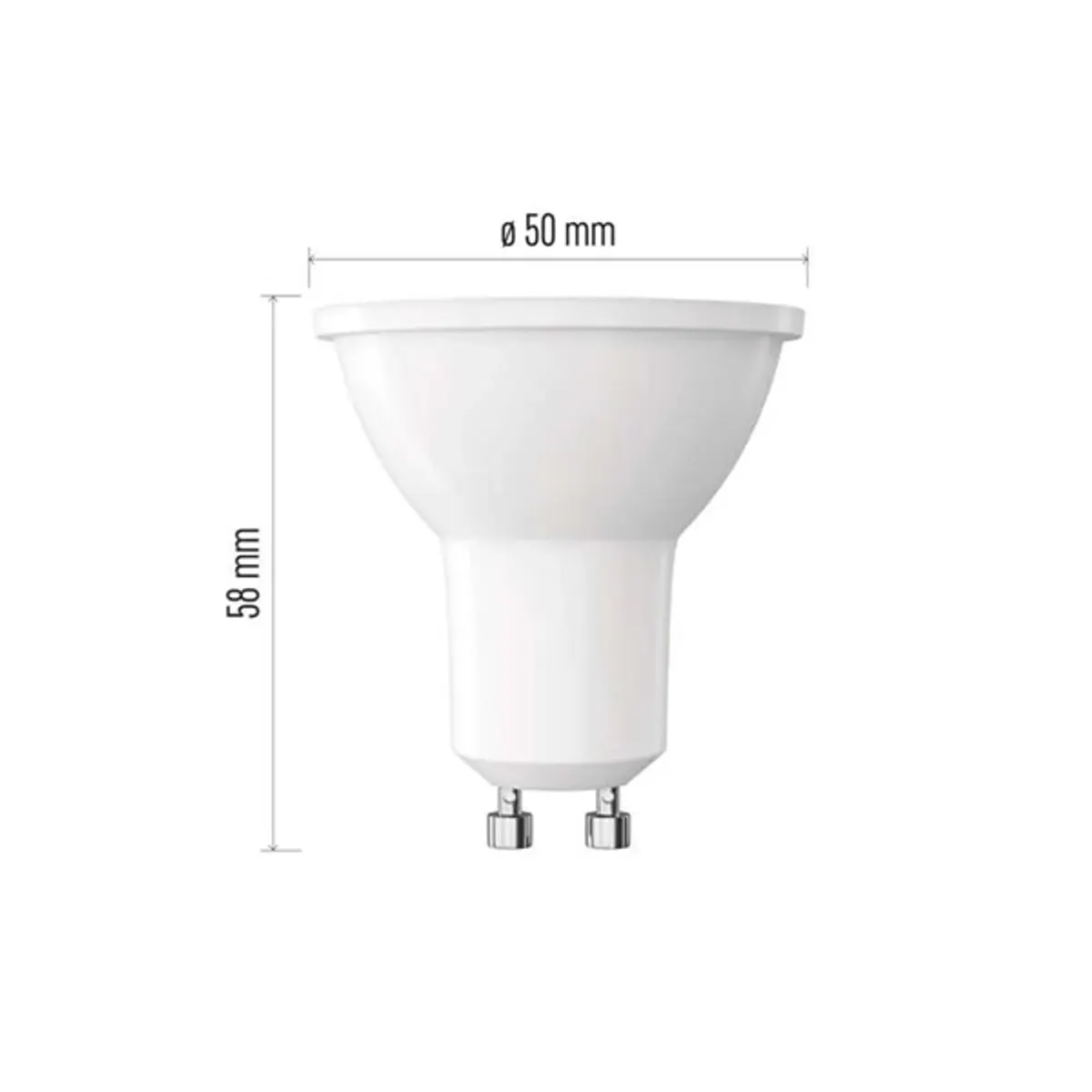 Emos ZQ8E43 classic MR16 7W GU10 806 lm 4000 K természetes fehér led izzó #3