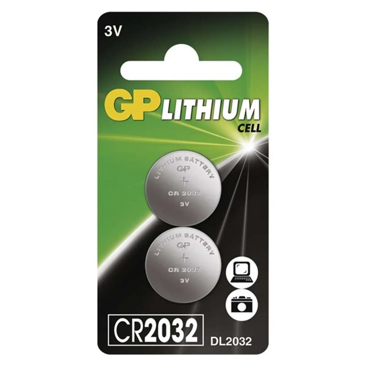 GP BATTERIES B15323 CR2032 lítium gombelem 2db/bliszter #1