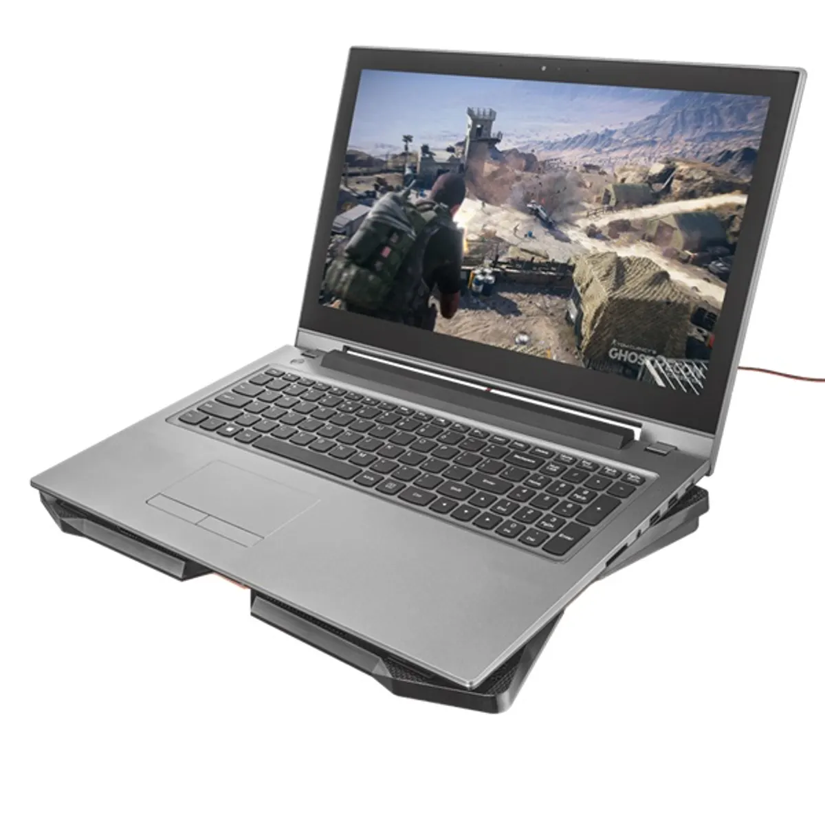Trust 20817 GXT 278 Yozu notebook hűtőpad 4x120mm 1200 RPM csúszócsapágy USB hub 3 pozíció 17.3" #2