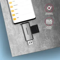 AXAGON CRE-SAC kártyaolvasó külső USB 3.0 SD microSD #5