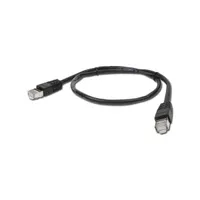 GEMBIRD PP12-0.25M/BK Patch kábel RJ45 Cat5e UTP aranyozott érintkezők 0,25m