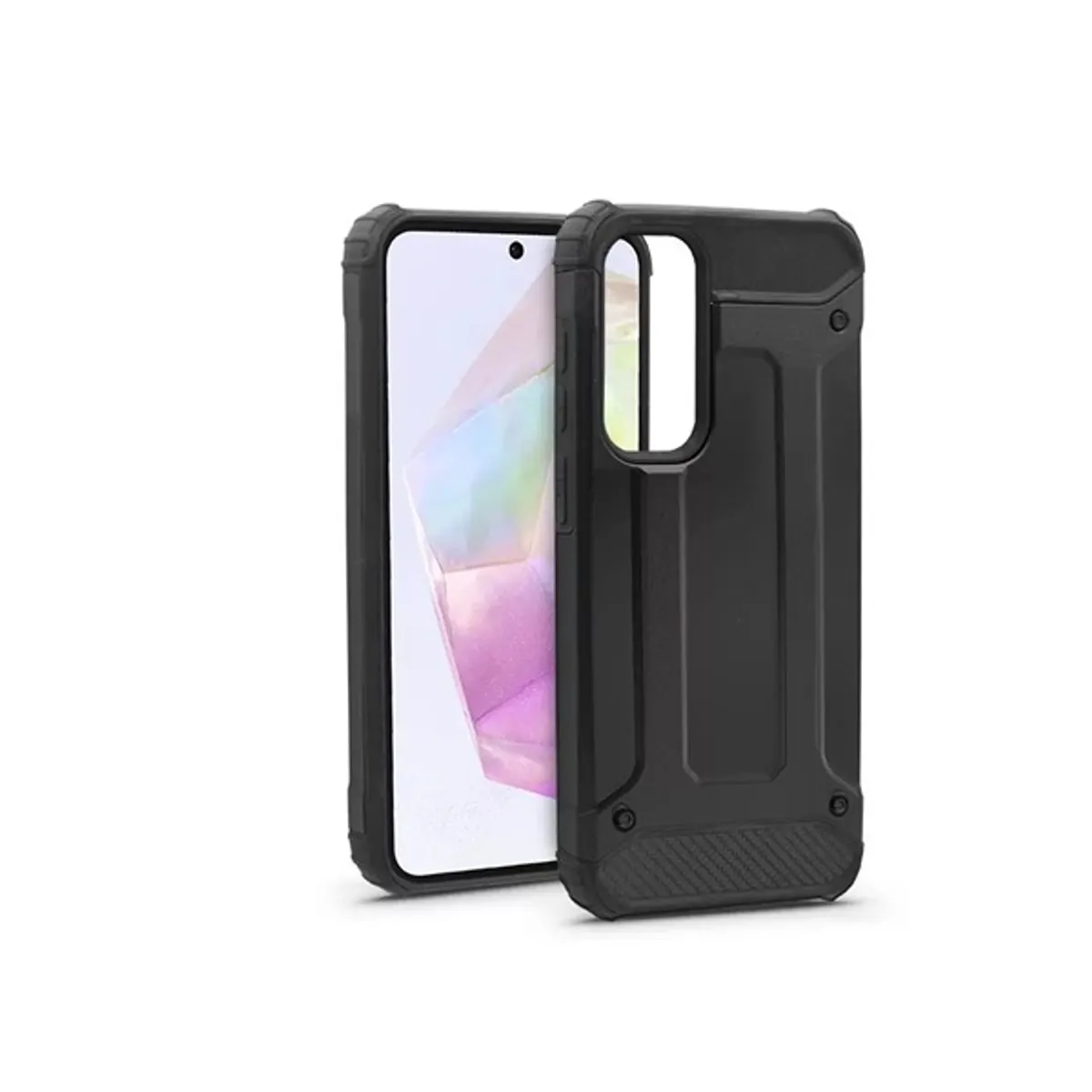 HAFFNER HF271786 hátlap műanyag fekete Galaxy A35 Samsung kompatibilis ütésálló #1