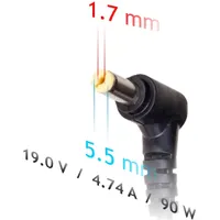 Akyga AK-ND-12 töltő 90W 19V 4.74A 5.5x1.7mm fekete 120 cm Acer kompatibilis #3