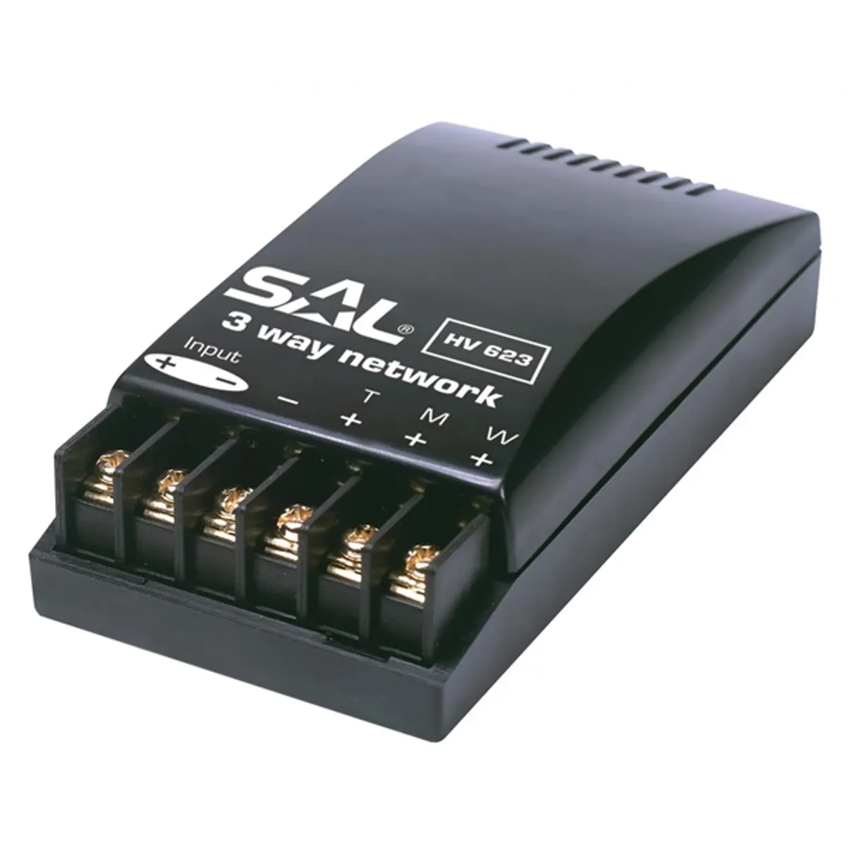 SAL HV 623 3 utas autós hangváltó 200W 700-5000 Hz 6 dB oktáv aranyozott sorkapcsok #1