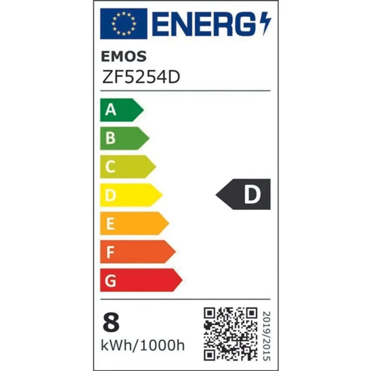 Emos ZF5254D Filament LED izzó E27 8W 1055 lm 4000 K természetes fehér energiaosztály D 25000 h #4