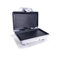 TOO SM-101W-750W 2in1 grill- és szendvicssütő fehér-fekete tapadásmentes bevonat #2