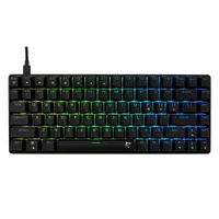 White Shark WS GK-005121-B/BL-US Hamachi fekete 84/85 kulcs Forró swap mechanikus kék kapcsolók, teljes Anti-Ghosting, per-key RGB, USB-C, 1,8 m