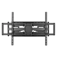 STANSSON WM-60120-5-60 60"-120" teljes mozgástartományú fali TV konzol 120 kg VESA 200x200-900x600 dőlés 5-15° forgás 60°-60° #3