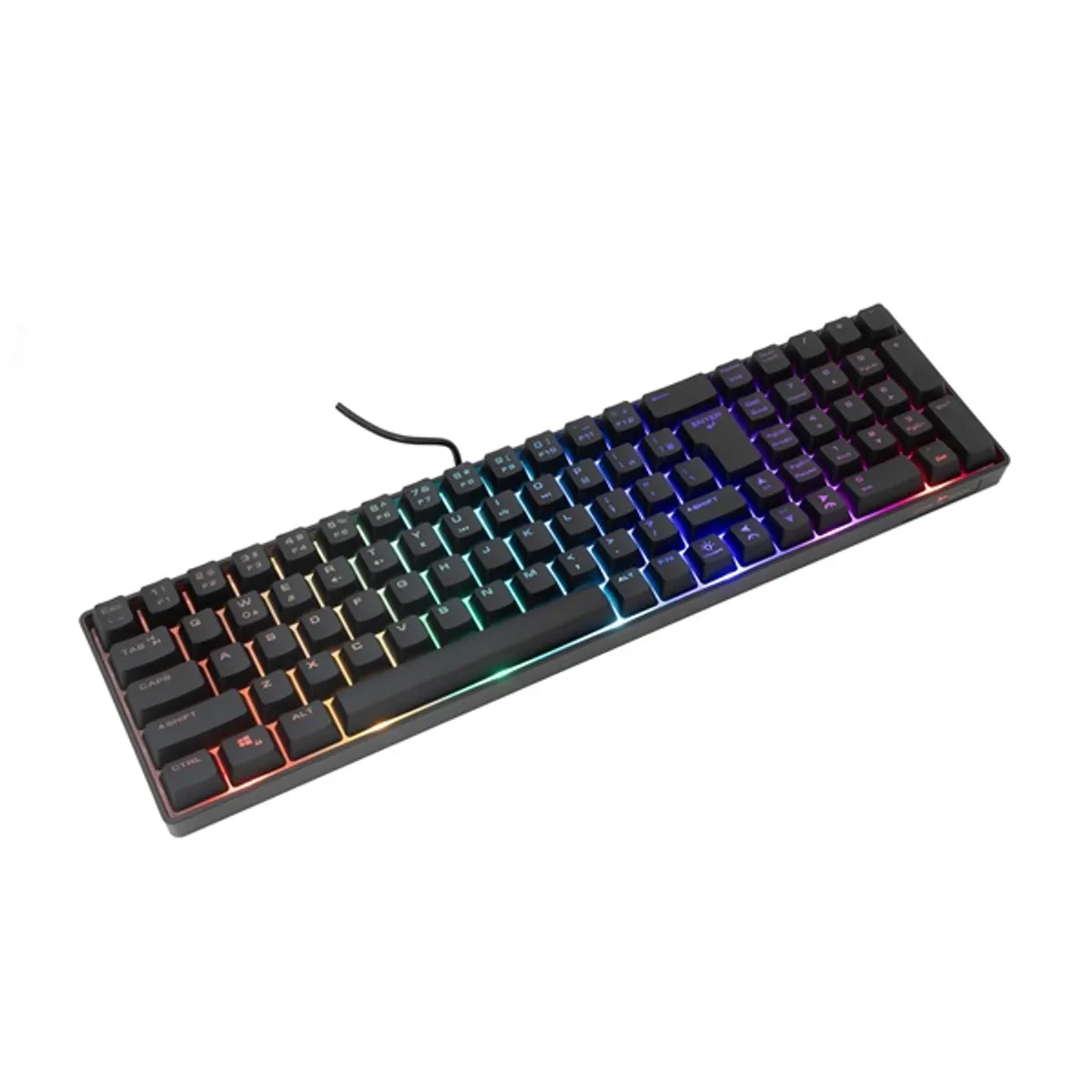 White Shark WS GK-001114B GLADIUS 85-86 billentyűs gamer billentyűzet USB 2.0 RGB anti-ghosting 19 gomb angol kiosztás #2