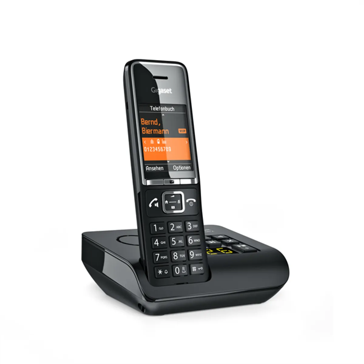 GIGASET S30852-H3021-S204 Comfort 550A 2,2" kijelző fekete DECT üzenetrögzítő #3