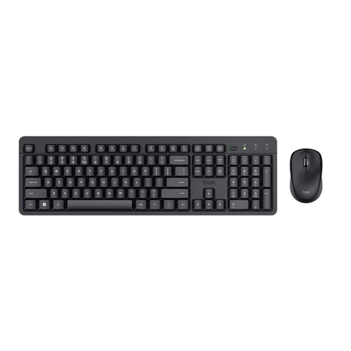 Trust 25365 Ody II Silent vezeték nélküli billentyűzet és egér USB 1600 dpi fekete #7