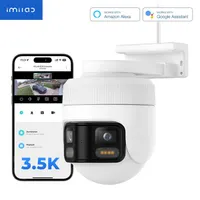 Imilab CMSXJ115A EC6 Panorama PTZ 180 fok IP65 SD kártyaolvasó 802.11ax Mikrofon Mozgásérzékelés Beépített IR LED