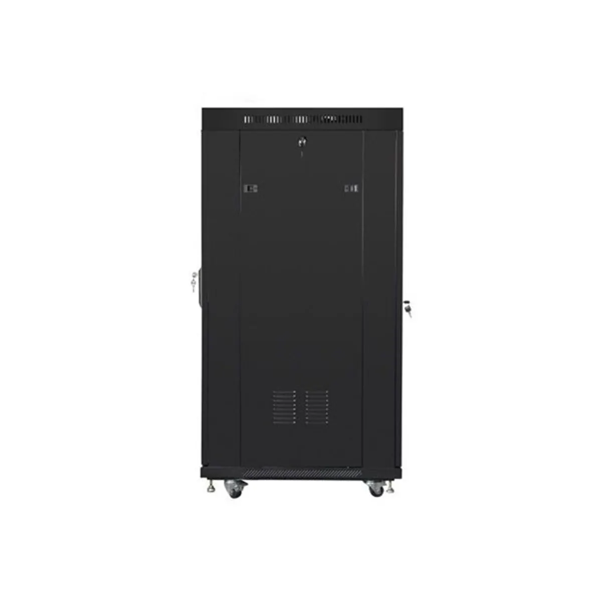 LANBERG FF01-8037-12BL 19" szabadon álló rack 37U 800x1000 üvegajtó LCD fekete #5
