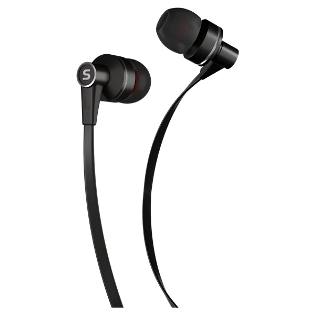 Sencor SEP 300 BLACK mikrofonos fülhallgató 10 mm 32 ohm, 20 Hz-20 kHz, 96 dB, 3,5 mm jack, kábel 120 cm, vezetékes #1