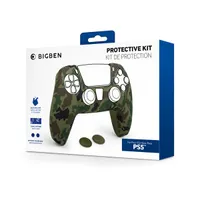 BIGBEN 2807369 PS5 DualSense védő készlet terepmintás szilikon kontrollervédő és joystick védők