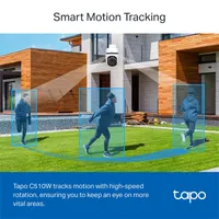 TP-LINK TAPO C510W Tapo C510W 3MP IP65 WiFi PTZ Mikrofon SD-kártyaolvasó Fehér #7