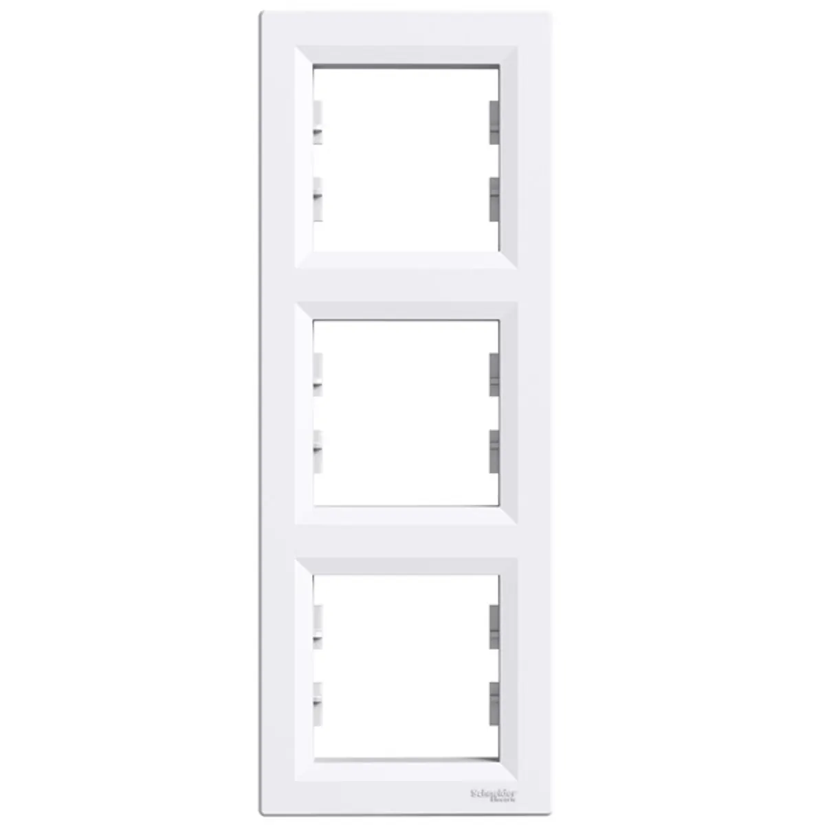Schneider EPH5810321 Asfora függőleges 3-as keret fehér ABS IP20 #1