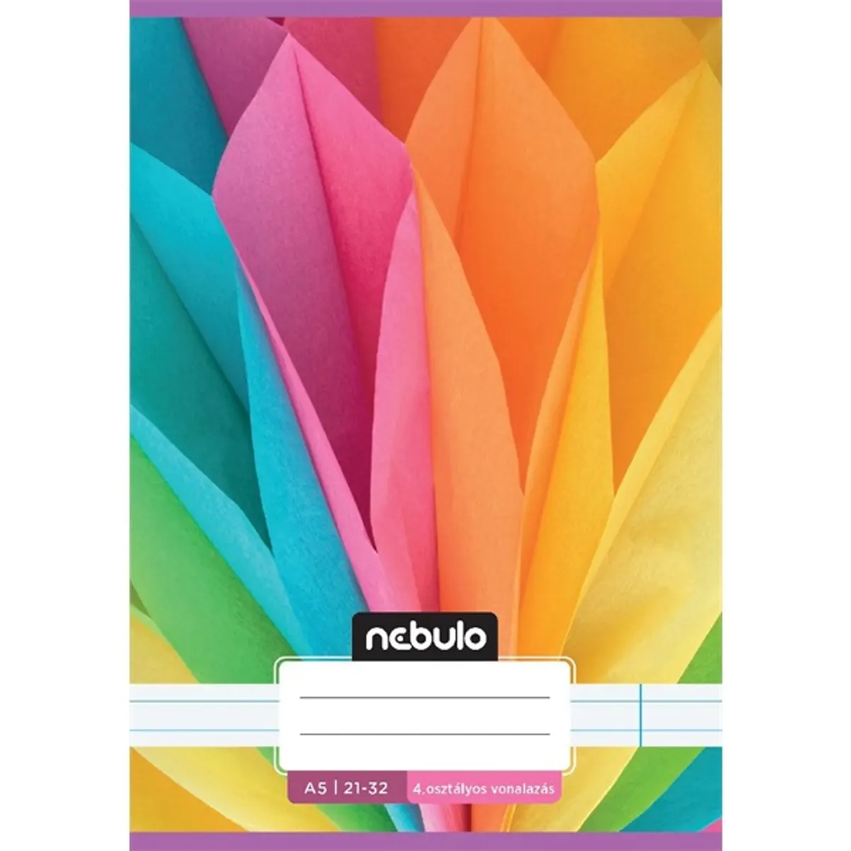 NEBULO VO4-1-CM-A5 füzet 32 lapos A5 vonalas tűzött #5