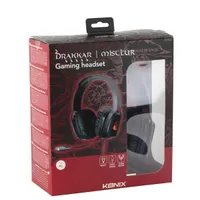 Drakkar KX-DK-GH-MLUR-PC Mistlur 2.0 gamer fejhallgató fekete 200 cm USB 3,5 mm zajszűrős mikrofon 40 mm 32 ohm 20-20000 Hz 115 dB #6