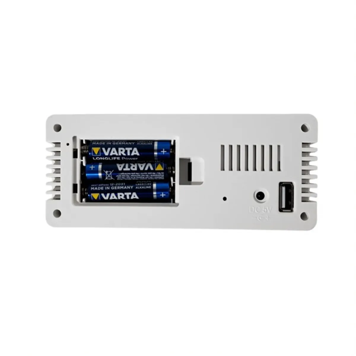 TOO DC-200-W ébresztőóra hőmérséklet kijelzővel led kijelző fehér 3xAAA elem #4