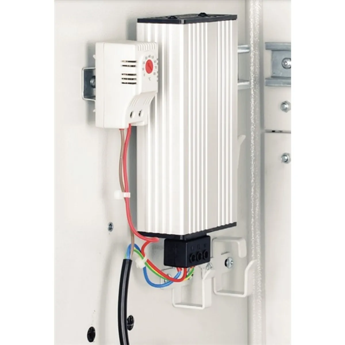 LANDE LN-50W fűtőmodul termosztáttal alumínium ház kültéri rack szekrényhez #1
