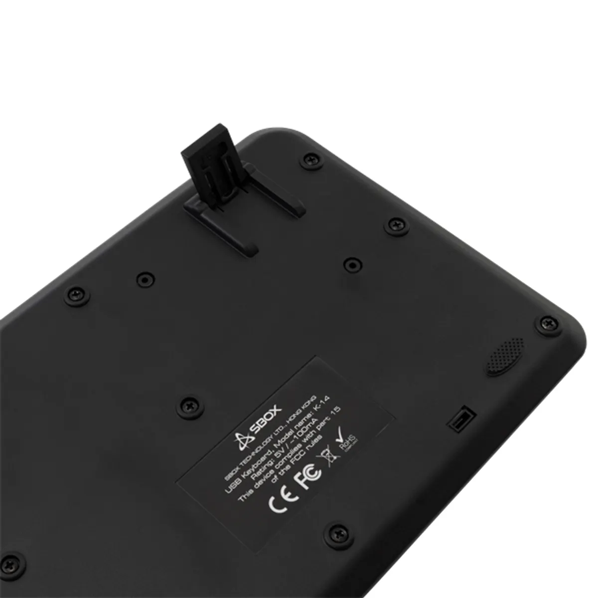 SBOX SBOX K-14 K-14 magyar kiosztás USB 104 gomb teljes méretű membrános numerikus billentyűzet ergonómikus fekete 150 cm #3