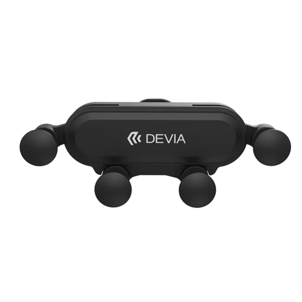 Devia ST359781 univerzális szellőzőrácsba illeszthető autós telefontartó ABS fekete 360 fokban forgatható gravitációs zárszerkezet #5