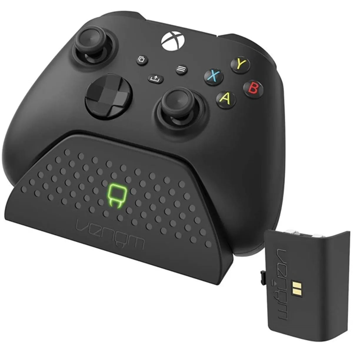 VENOM VS2880 Töltőállomás és akkumulátor Fekete Xbox Series X S kompatibilis, akkumulátorral, USB-C, LED töltésjelző, 2 m USB-kábel #1