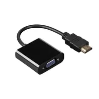 Hama 00200343 HDMI VGA adapter fekete 15 cm