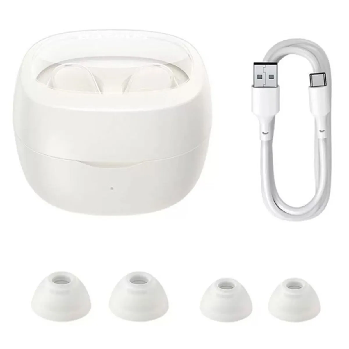Baseus NGTW370202 Bowie WM02 OS tws fülhallgató fehér, Bluetooth 5.3, 10 m, 5 óra, USB-C, tok 300 mAh #4