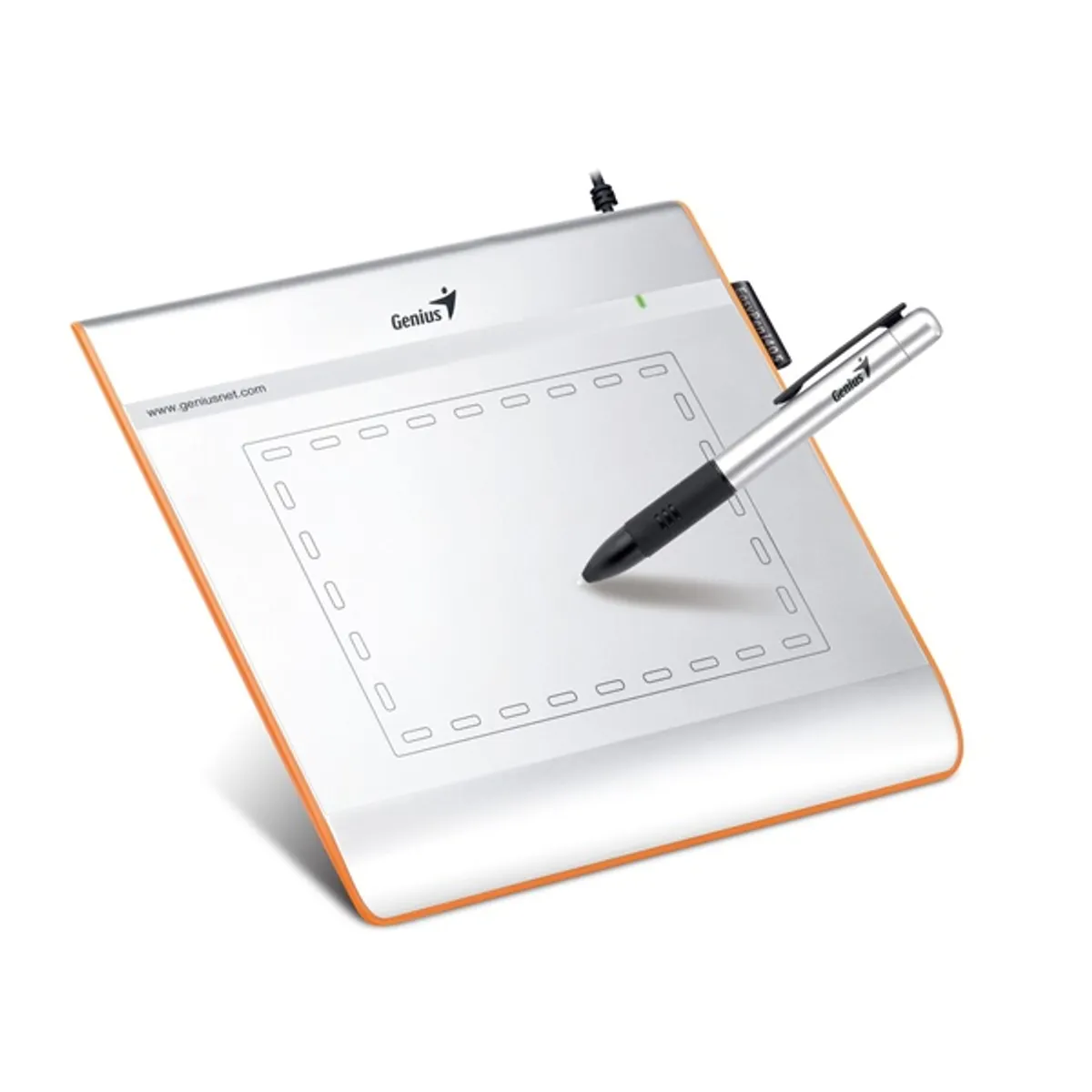 Genius 31100061104 Digitális író- és rajztábla 1024 nyomásérzékenység 2540 LPI 5.5" x 4" Fehér #1