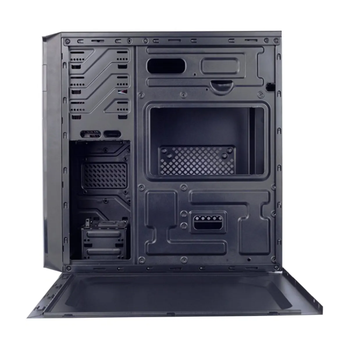 Spire SPT1614B-2U3 fekete (táp nélküli) ATX számítógépház 2x USB 3.0 #8