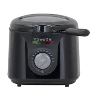 Hausberg HB-1331NG HB-1331NG olajsütő 2,5L 0-190C állítható hőmérséklet kivehető olajtartály rozsdamentes szűrő átlátszó ablak hűvös külső test