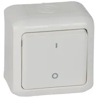 LEGRAND 782366 Forix 2P kapcsoló IP44 fehér falon kívül
