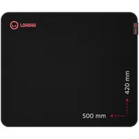 Lorgar LRG-GMP325 Main 325 fekete piros 500x420x3mm csúszásgátló gumitalp