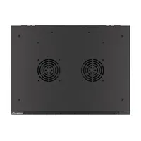 Lanberg WF01-6409-00B 9U 19" fali rack szekrény 600x450mm fekete #9