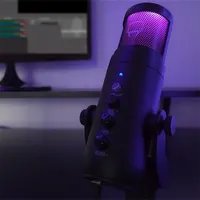 Venom VS2868 kardioid streaming mikrofon RGB LED fekete 3 m USB 3.5 mm jack #5