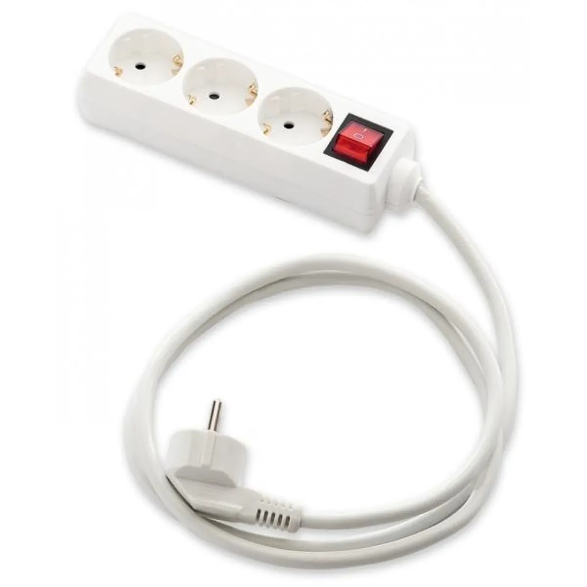FAMATEL 9-803 3-utas hosszabbító fehér 300 cm 16A-250V #1
